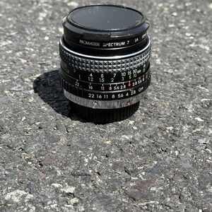 Promaster Spectrum 7 1A 52mm Camera Lens‎ Super Albinar Auto 1:2.8